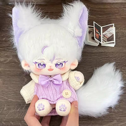 ヘッドフォン付き白髪ぬいぐるみ ヘッドフォン付き白髪ぬいぐるみ