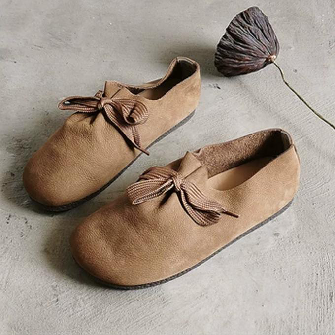 カジュアルシューズ柔らかい底靴フラットシューズ