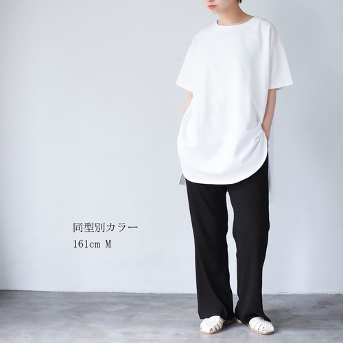 F リブパンツ グレー ロングパンツ BLUEWHITE 通販 17715935