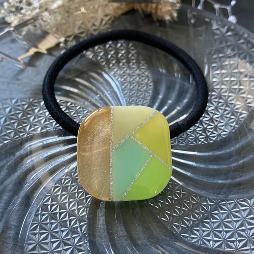 くすみカラー ヘアゴム 多色 マグネット ハンドメイド レジン ヘア