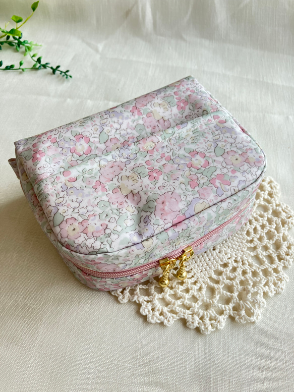 ペットボトルカバー リバティマロリー/ピンク ハンドメイド ペット