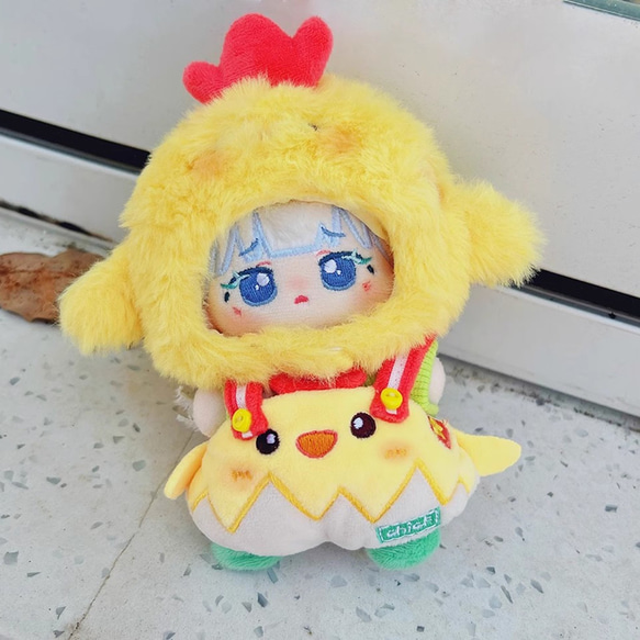 10/15/20cm着せ替えぬいぐるみ服 ひよこちゃんセット 着せ替え