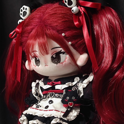ATK.COS】17 20cm ぬいぐるみ服 着物 赤 巫女風 和服 浴衣 着せ