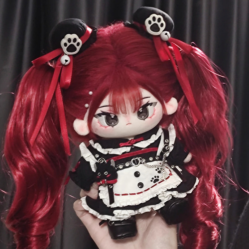 20cm着せ替えぬいぐるみ服 黒猫メイドセット 猫ぬい飾り 着せ 20cm着せ替えぬいぐるみ服 黒猫メイドセット 猫ぬい飾り 着せ