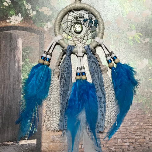 天然石ドリームキャッチャー 天然石ドリームキャッチャー（受注製作） その他インテリア雑貨 LUNA