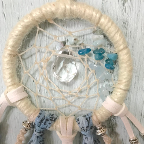 天然石ドリームキャッチャー（受注製作） その他インテリア雑貨 LUNA