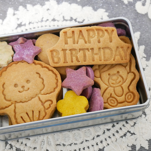 犬用おやつ わんちゃんクッキー 誕生日 ギフト クッキー缶