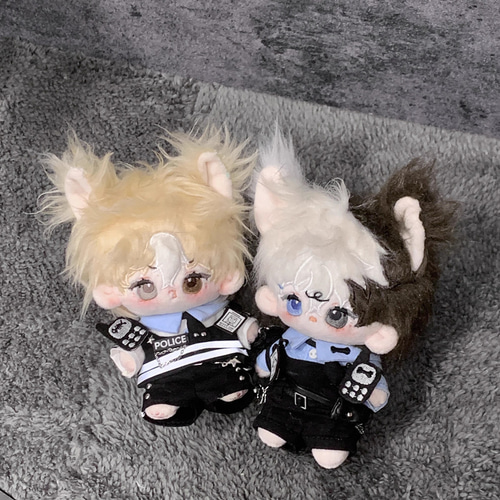 20cm着せ替えぬいぐるみ服 町保護者セット 2種類 着せ替え人形