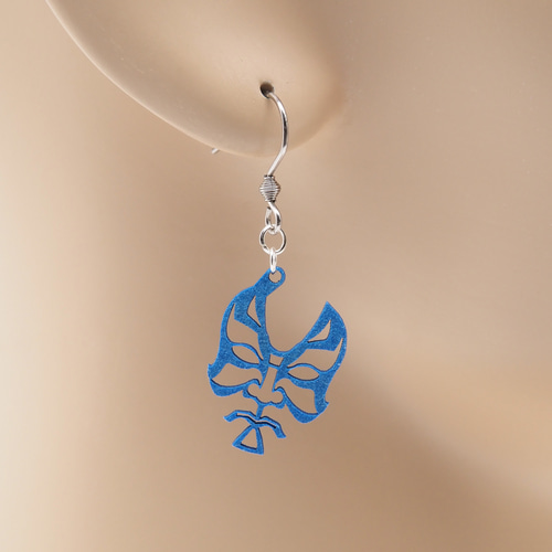 隈取（くまどり）Ω 耳もココロも軽やかに Ω ピアス Ω イヤリング