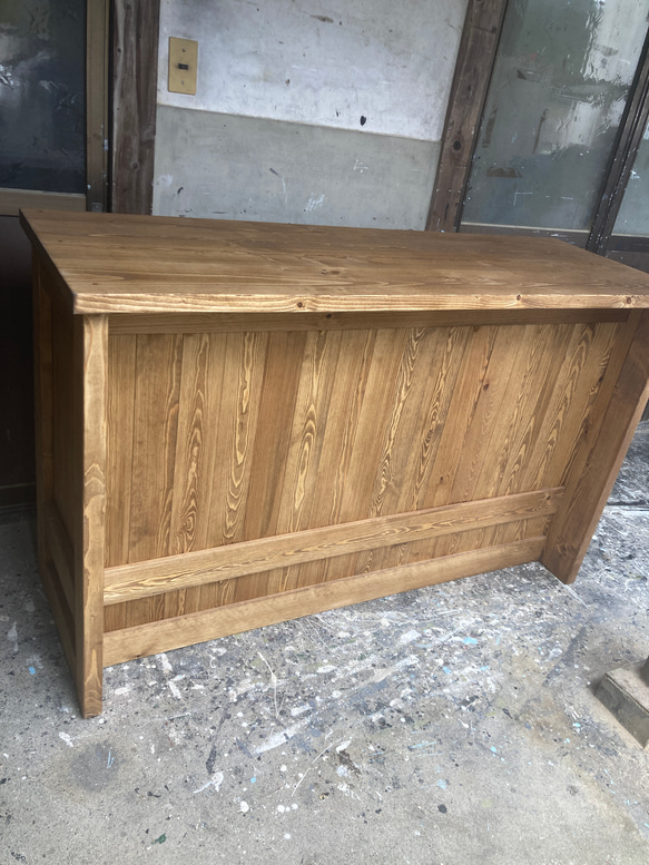 mieux様オーダー【受注製作】☆左右幅広；バーカウンターテーブル