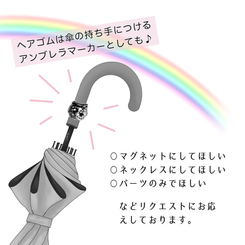 ⓝⓔⓦ【キツネ&タヌキ】ベビーヘアクリップキッズヘアクリップヘアゴム