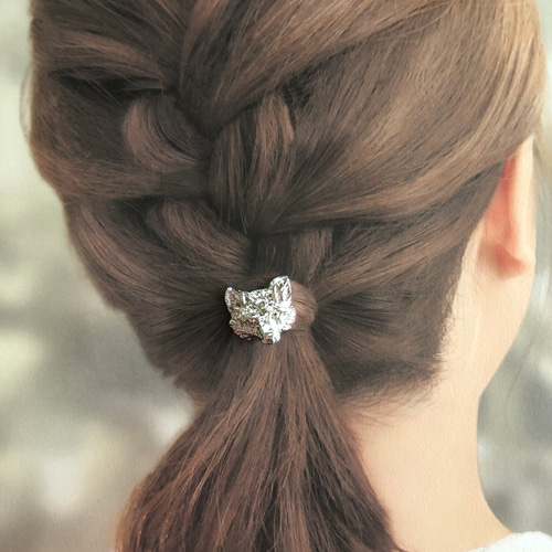 ⓝⓔⓦ【キツネ&タヌキ】ベビーヘアクリップ　キッズヘアクリップ　ヘアゴム ⓝⓔⓦ【キツネ&タヌキ】ベビーヘアクリップ キッズヘアクリップ