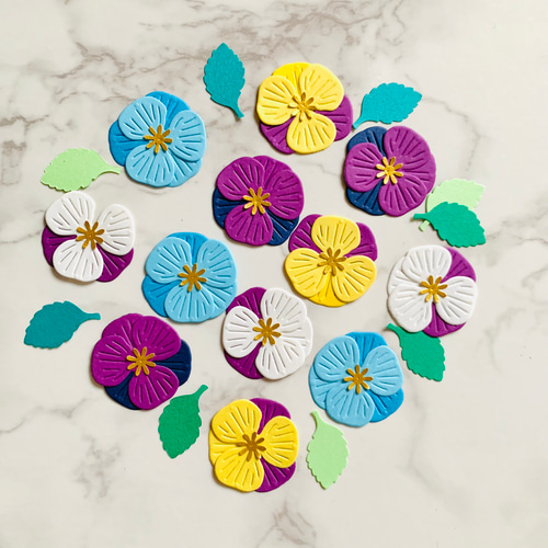 ☆オーダー受付中☆大きなフラワーセット☆うさぎ☆ねこ☆ダイカット