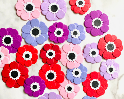 ☆オーダー受付中☆大きなフラワーセット☆うさぎ☆ねこ☆ダイカット