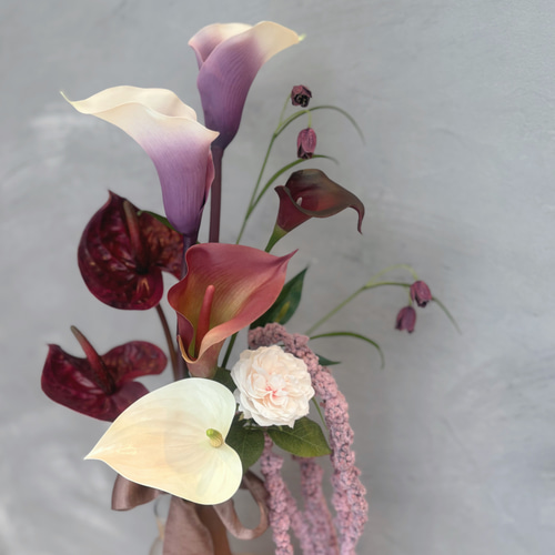 再販✳︎カラーとアマランサスのbouquet✳︎アーティフィシャル