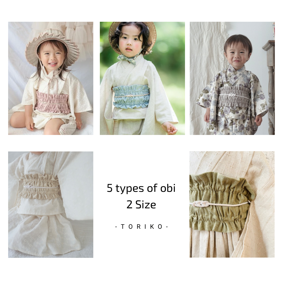 [KURUMI] 甚平 キッズ浴衣 ハンドメイド浴衣 ゆかた