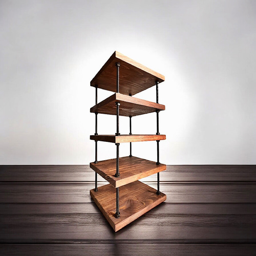 5段 アイアン メガネスタンド サングラススタンド アイアンラック