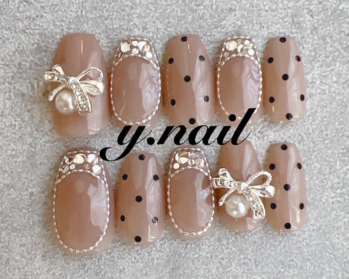 ネイルチップ/リボンネイル/ドットネイル/フレンチネイル/ストーン  
