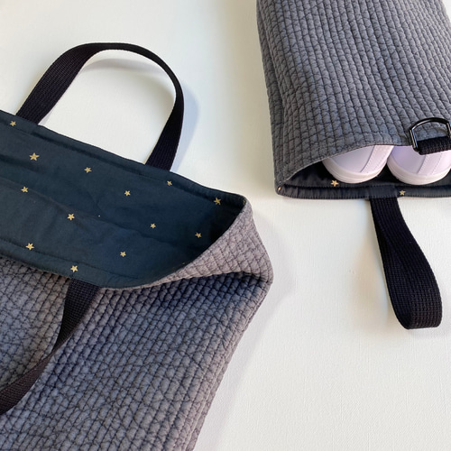 送料無料》ヌビ 入園入学セット レッスンバッグ シューズ入れ