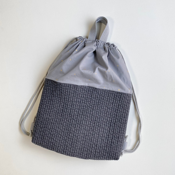 ヌビ 入園入学 3点セット ナップサック ライトブルー スター 男の子