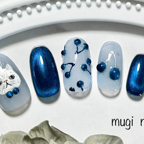 ネイルチップ 𝓅𝒶𝓇𝓉𝓈 おまかせ 𝒹𝑒𝓈𝒾𝑔𝓃✩࿐⋆* ♡#ほっぺちゃん