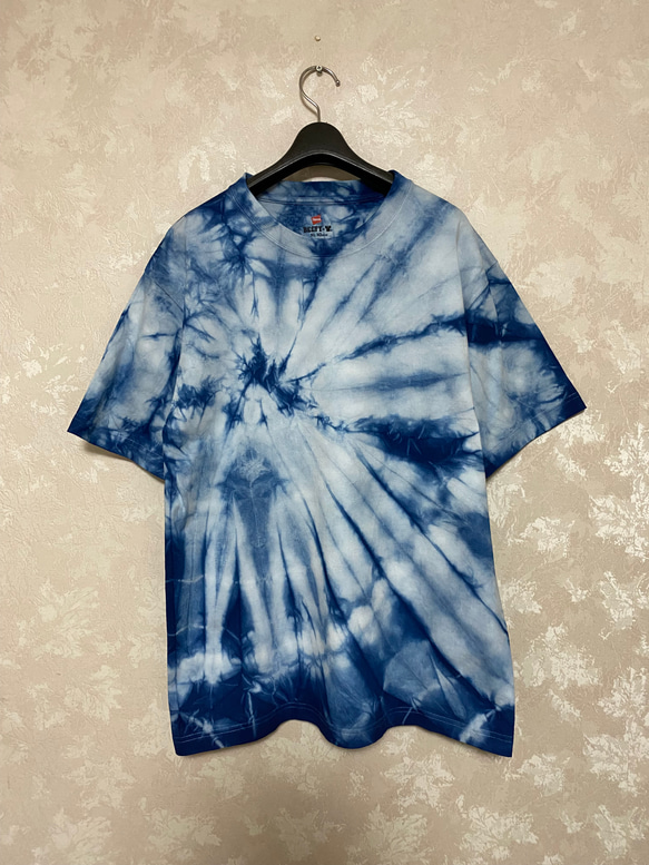 藍染めTシャツ(絞り染め)56 Tシャツ GOODWAY 通販 17717559｜Creema