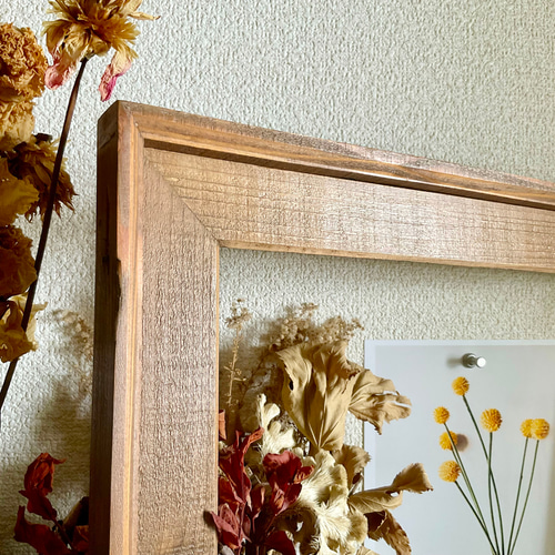 サンプル販売｜ウッドフレーム スクエアL 】パレット材の再利用｜古材