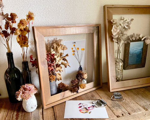 サンプル販売｜ウッドフレーム スクエアL 】パレット材の再利用｜古材