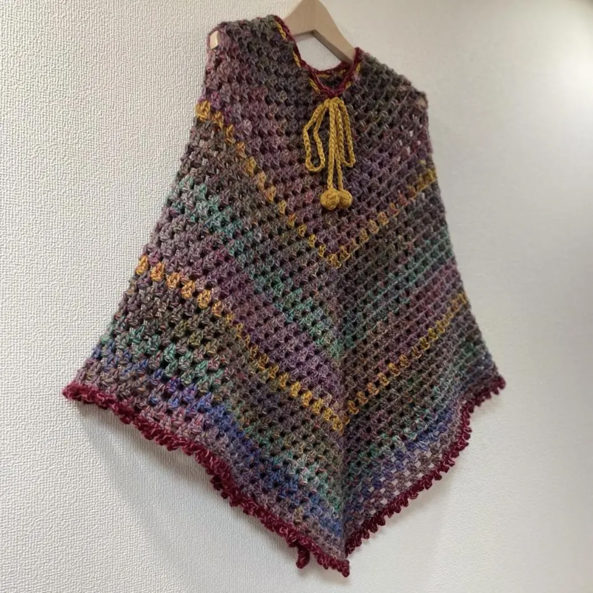 ⭐︎handmade⭐︎手編み　ポンチョ