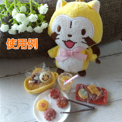 袋詰ミニチュアスイーツ♪#425 くまさんドーナツ 7個 その他雑貨 Y.I 