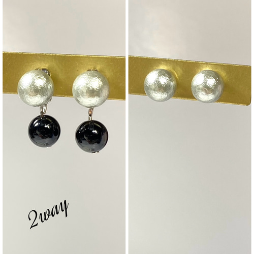 no.43 アレルギー対応 2wayピアス ピアス（スタッド・一粒） は  