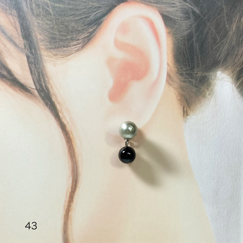 no.43 アレルギー対応 2wayピアス ピアス（スタッド・一粒） は  