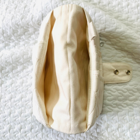 　Sサイズ　kumasan 母子手帳ケース くま　くまキルト　ギフト　出産祝い 8枚目の画像