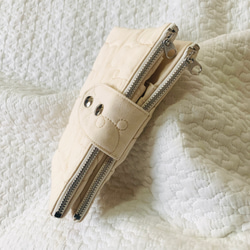 　Sサイズ　kumasan 母子手帳ケース くま　くまキルト　ギフト　出産祝い 5枚目の画像