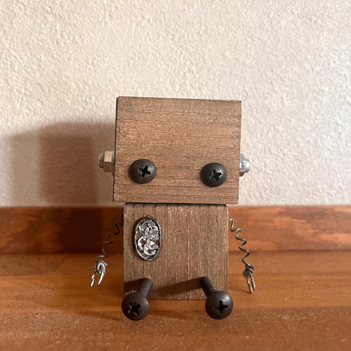 ロボット 模型 ボルト ナット ハンドメイド 手づくり 廃材 鉄製 ミニチュア ロボット 模型 ボルト ナット ハンドメイド 手づくり 廃材 鉄製