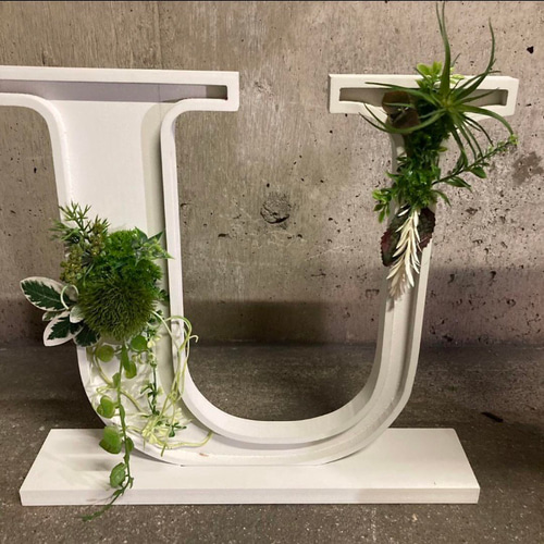 光触媒　人工観葉植物　ウォールグリーン　フェイクグリーン　アルファベット 光触媒 人工観葉植物 ウォールグリーン フェイクグリーン 壁掛け