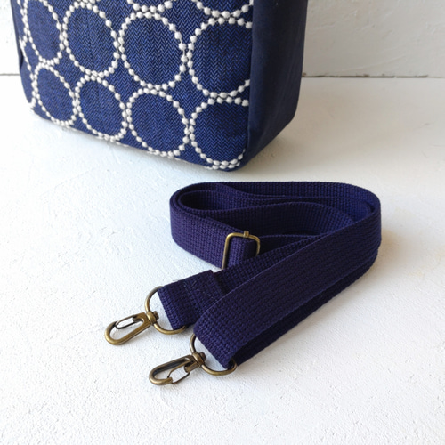 ミナペルホネン タンバリン[navy]とネイビーキャンバス 2way