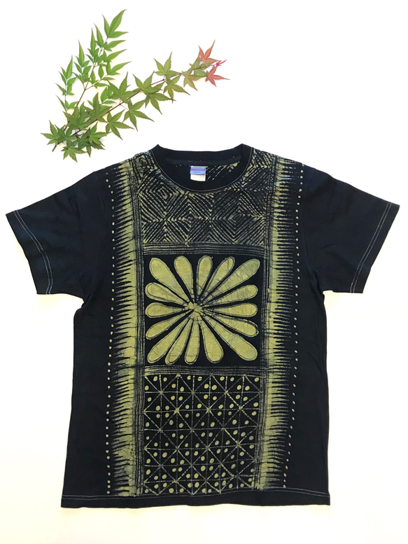 M/アフリカから/ろうけつ染めTシャツ70 Tシャツ イェミィ 通販