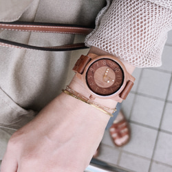 木製 腕時計 ナチュラル おしゃれ レディース 日本製ムーブメン 軽量　新デザイン！ 13枚目の画像