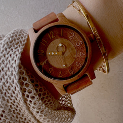 木製 腕時計 ナチュラル おしゃれ レディース 日本製ムーブメン 軽量　新デザイン！ 8枚目の画像