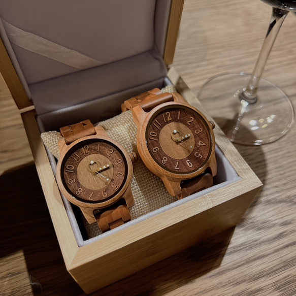 木製 腕時計 ナチュラル おしゃれ レディース 日本製ムーブメン 軽量　新デザイン！ 5枚目の画像