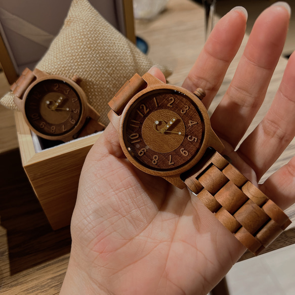木製 腕時計 ナチュラル おしゃれ レディース 日本製ムーブメン 軽量　新デザイン！ 16枚目の画像