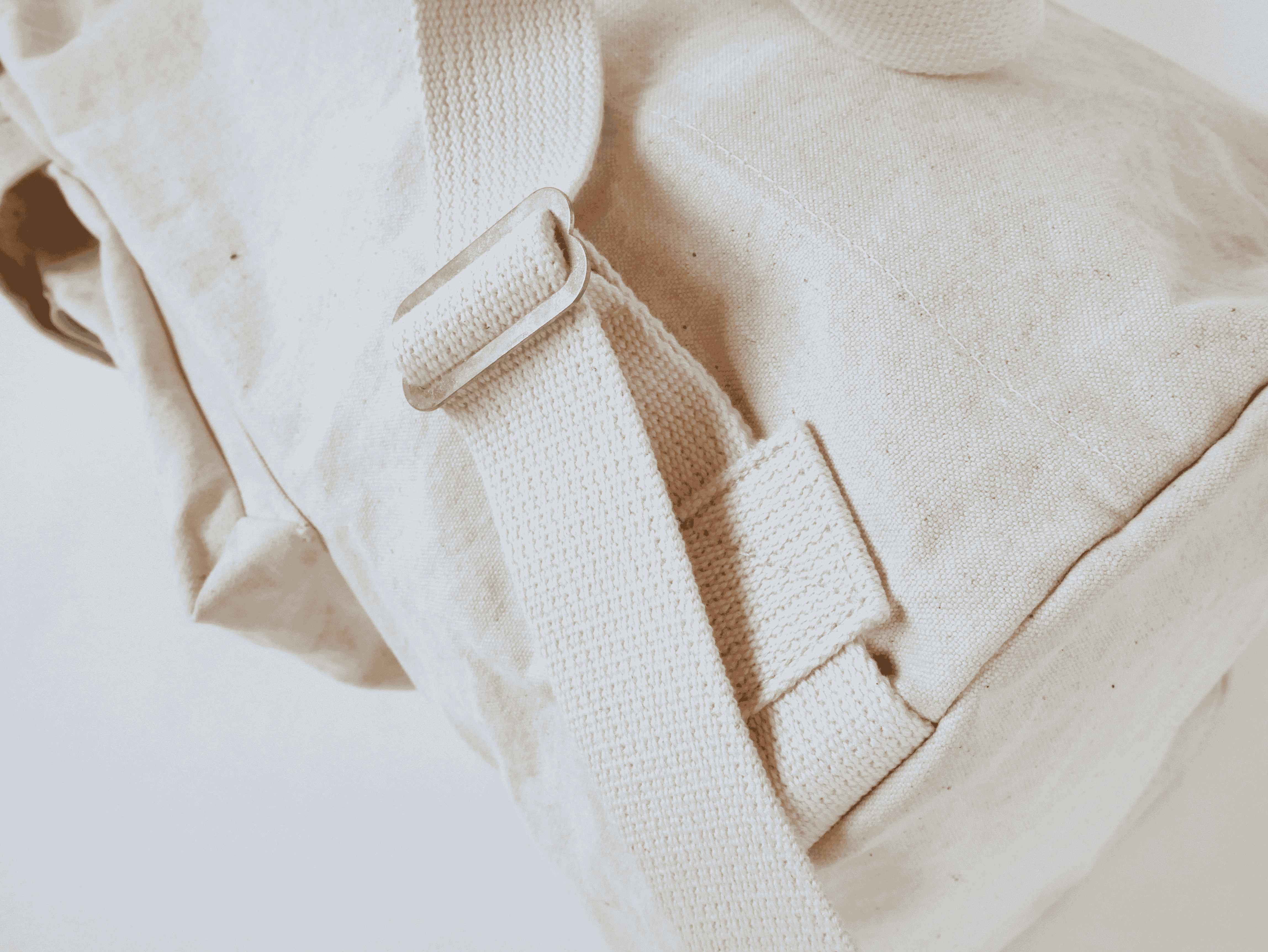 【ダッフルバッグ】バックパック　帆布キャンバス　エクリュ