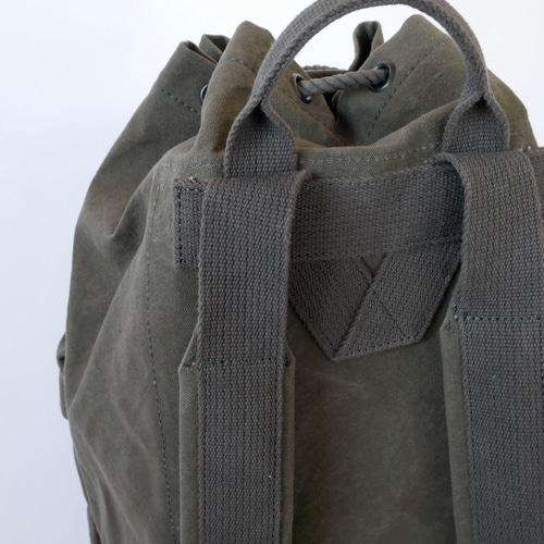 ダッフルバッグ】バックパック 帆布キャンバス オリーブ リュック