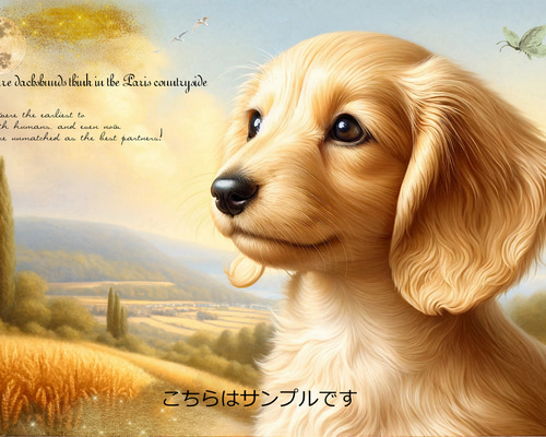 本店は 生地 オリジナル ブロックデザイン 犬柄 犬 パネル生地 その他