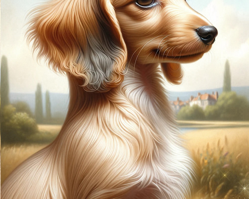 オリジナル 生地 ブロックデザイン パネル生地 犬 犬柄 ミニチュア