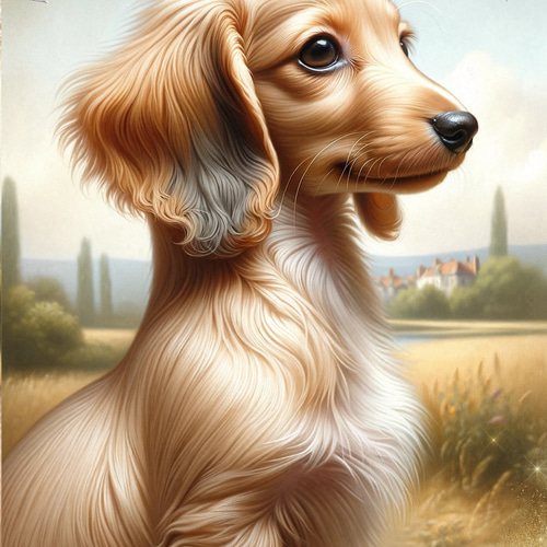 オリジナル 生地 ブロックデザイン パネル生地 犬 犬柄 ミニチュア