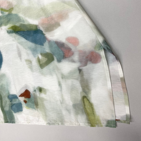 SALE 総柄プリント ノースリーブ ワンピース ロング丈 レディース Aライン Yoshi Yoshi ヨシヨシ Yoshi ヨシヨシ SALE ノースリーブ ワンピース ロング丈 レディース Aライン 送料無料 カラフル モノトーン サイズcm by pj 吉村ニット Bell