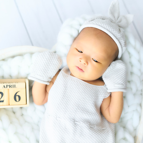 MARLMARL マールマール　ニューボーン　フォト　新生児　衣装 マールマール 男の子 女の子 新生児全身コーデセット ニュー