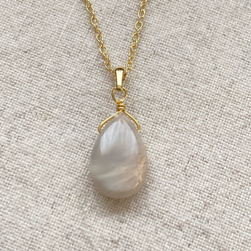 高品質 ホワイトムーンストーン月♡♡No.1780